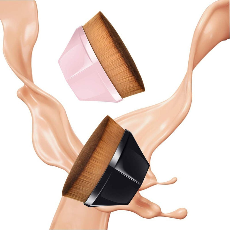 Pincel Mágico Hexagonal Base Maquiagem Tiktok Flawless Brush Cor Preto Hexágono