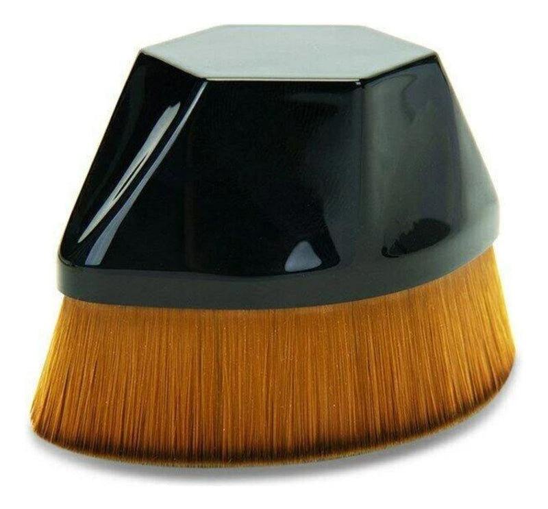 Pincel Mágico Hexagonal Base Maquiagem Tiktok Flawless Brush Cor Preto Hexágono