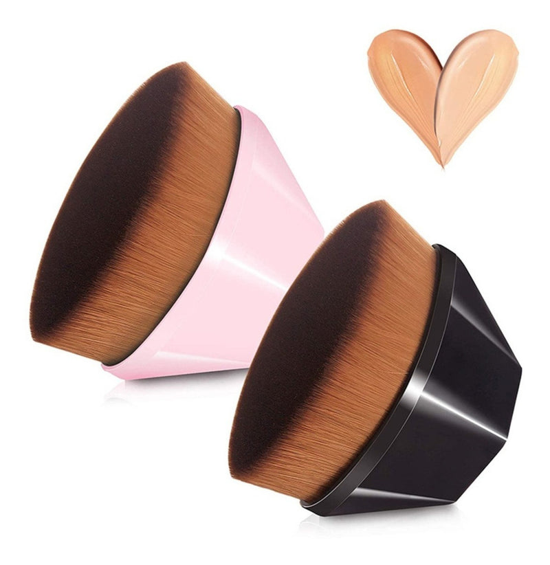 Pincel Mágico Hexagonal Base Maquiagem Tiktok Flawless Brush Cor Preto Hexágono