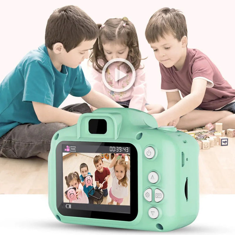 Mini Câmera Digital Infantil HD Com Cartão de Memória - Ninho do Bebê